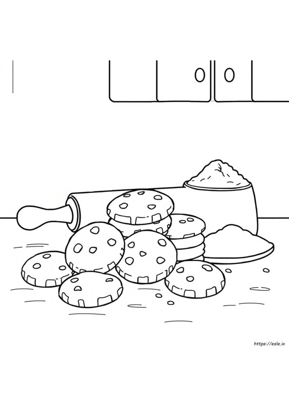 Coloriage Cookies À Imprimer
