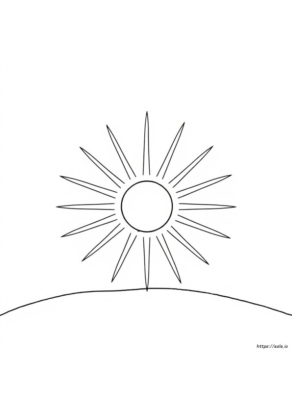 S Ist Für Sonne Malvorlage