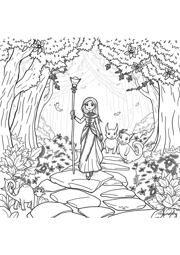 Jasmine Becket Griffith Coloring Pages