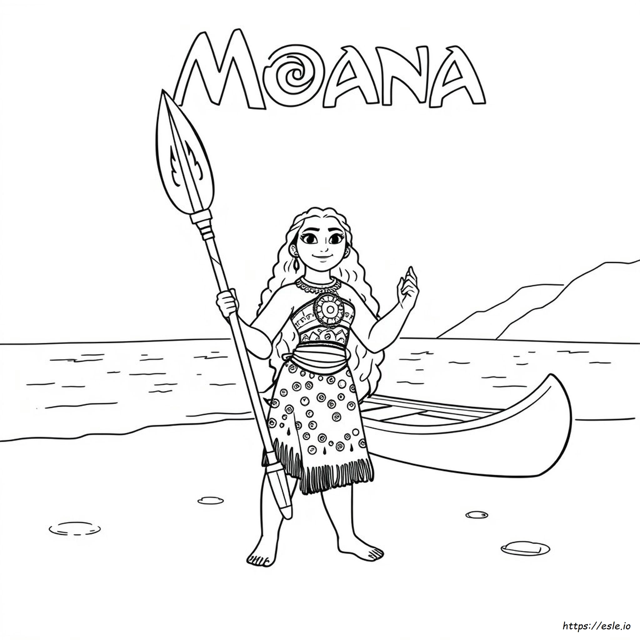 Dibujos De Moana Para Colorear