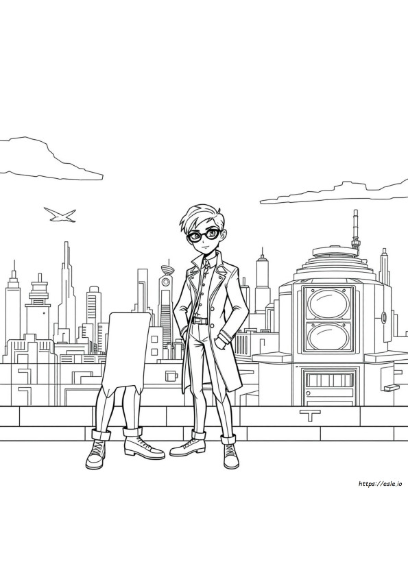 Artemis Fowl Coloring Pages