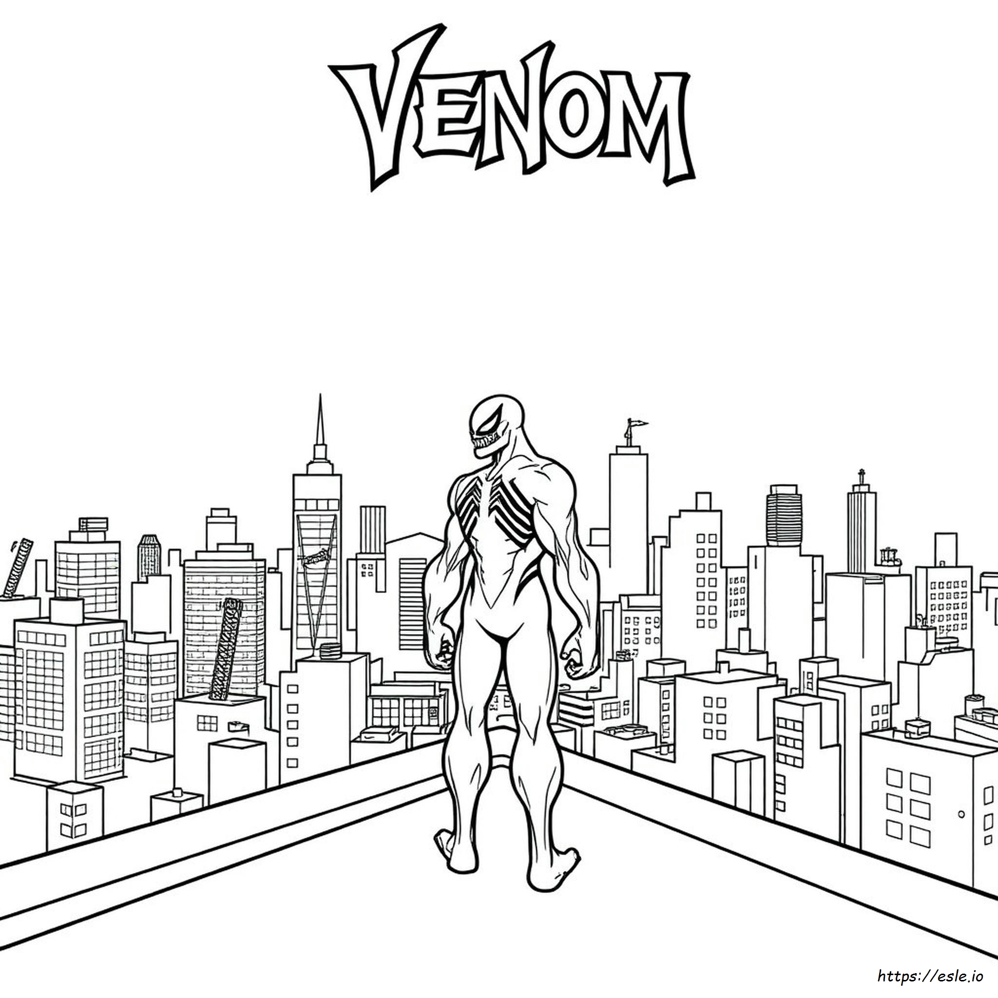 Coloring Pages Venom Para Pintar