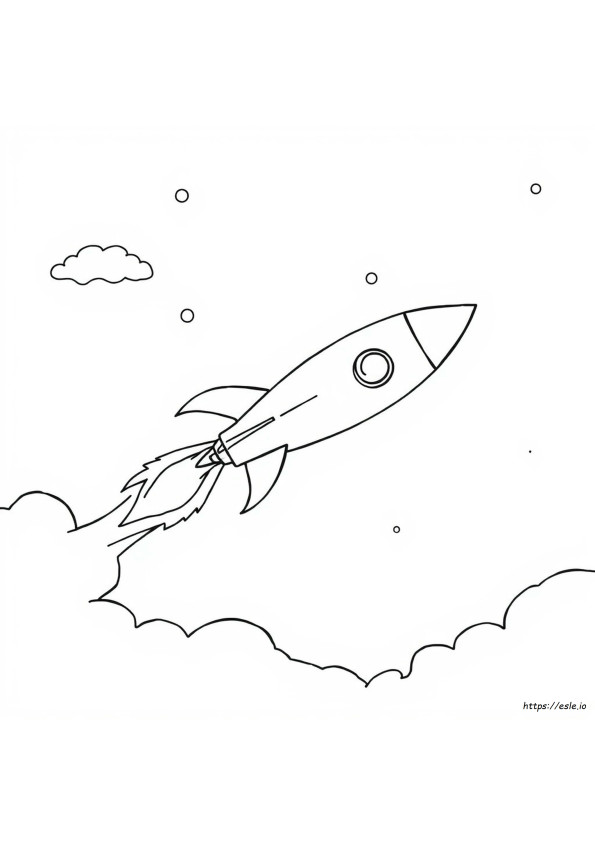 Images Coloriage Fusée