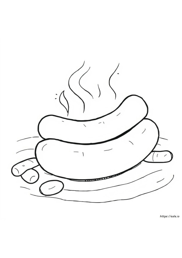 Sausage-Ausmalbilder