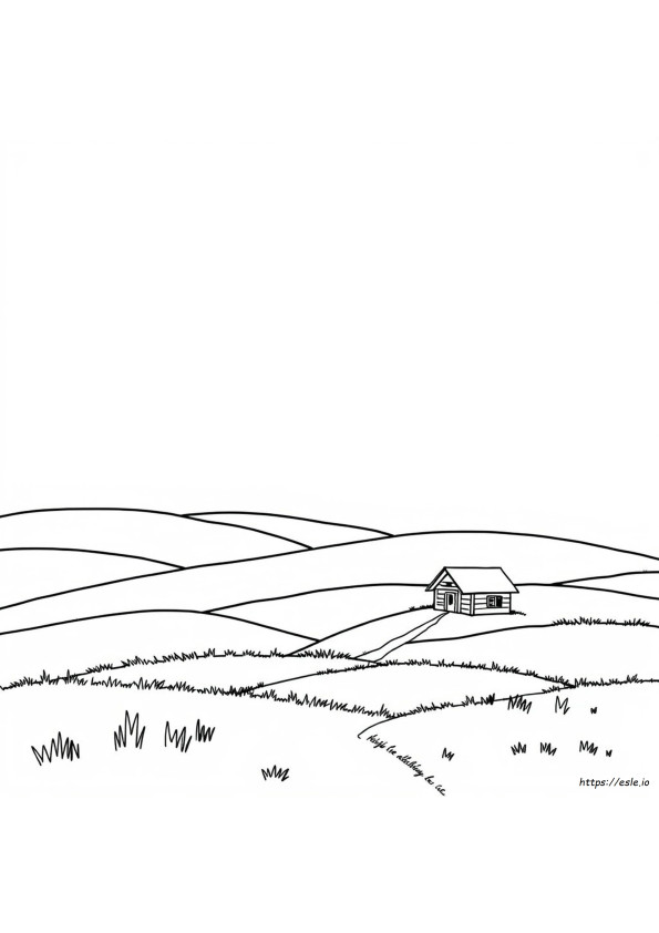 Paisagens Para Colorir Para Imprimir