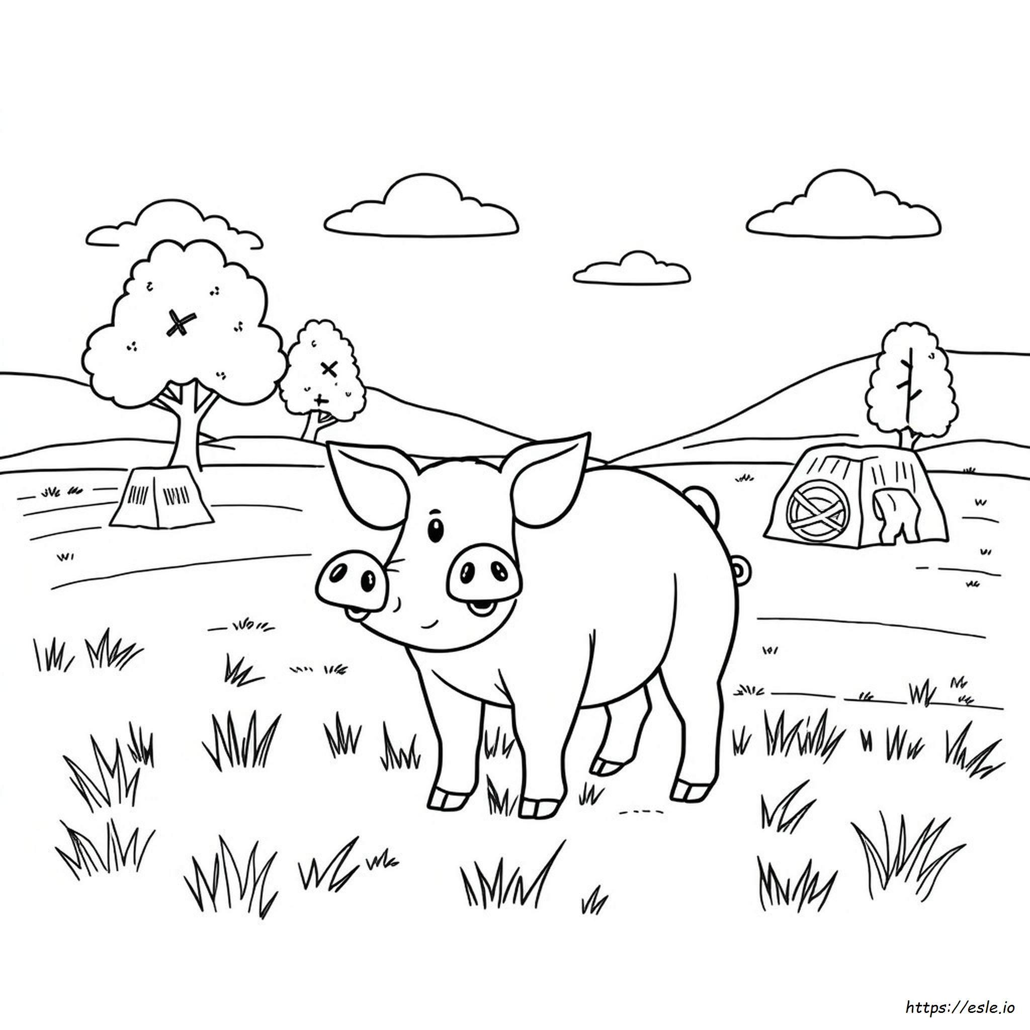 Coloring Pages Of Pigs