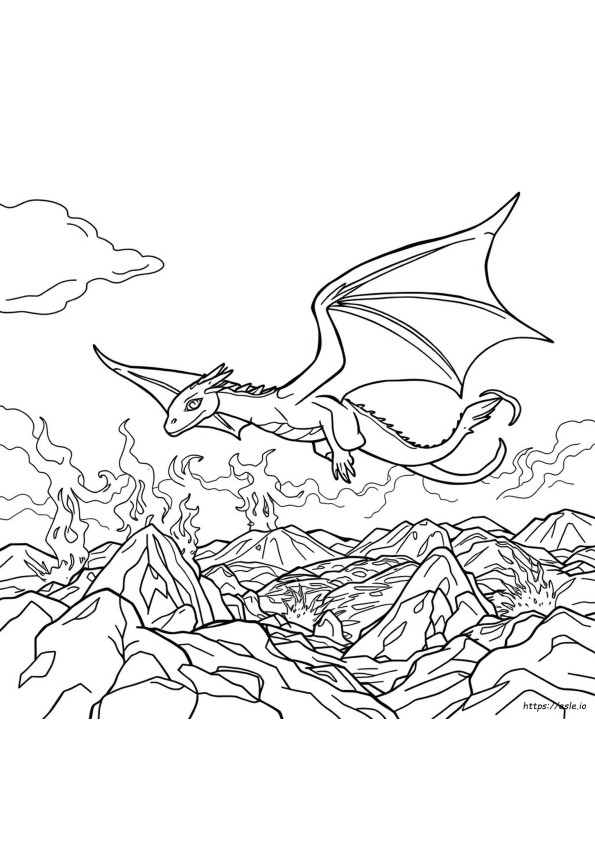 Wings Of Fire Coloring Pages Easy