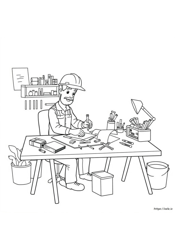 Engineer For Coloring