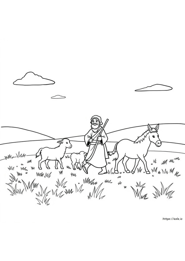 Bible Coloring Page For Kids