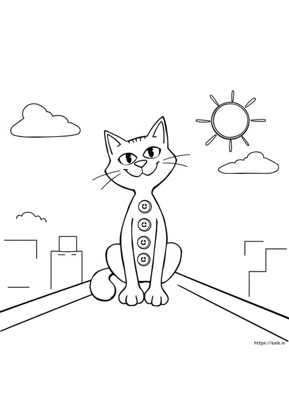 Pete The Cat Coloring Pages Free