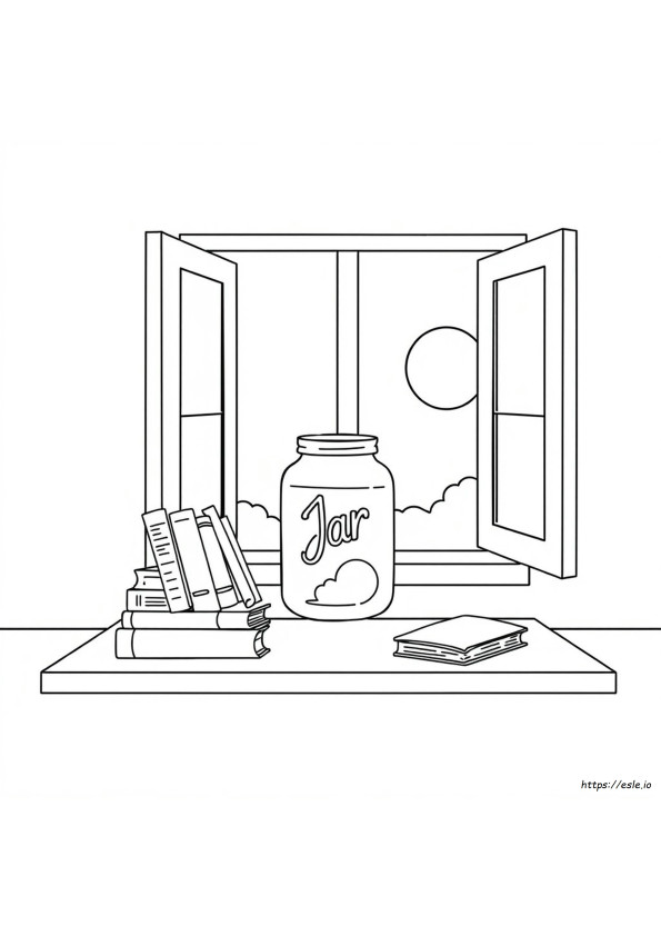 Coloriage Jarre