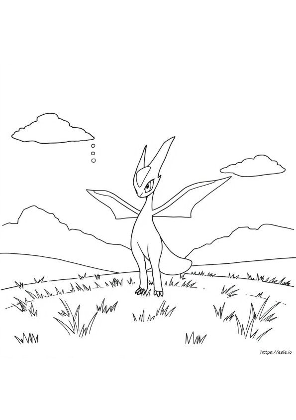 Gardevoir Coloring Page