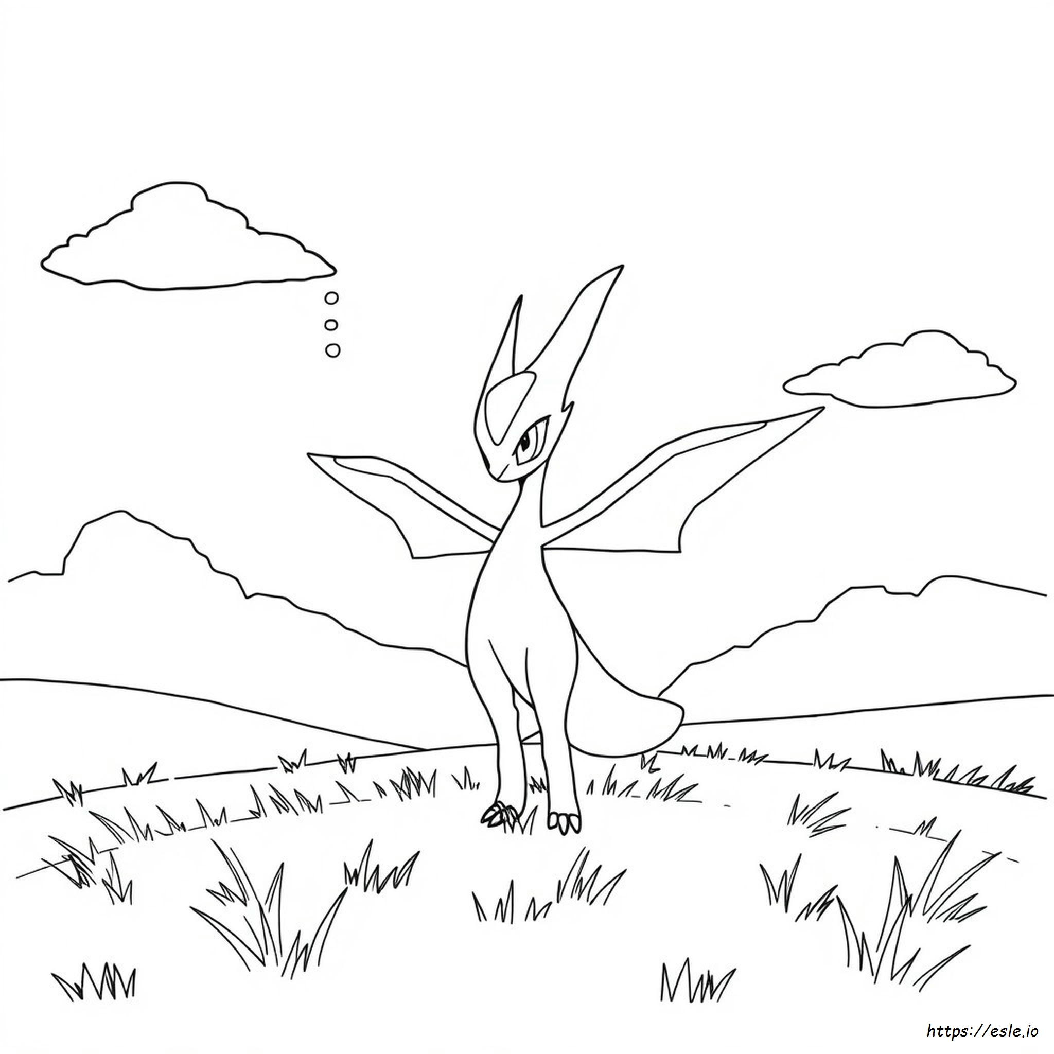 Gardevoir Coloring Page