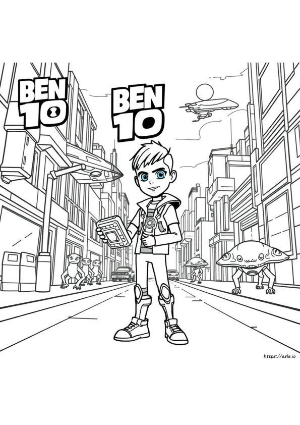 Ben 10 Coloring