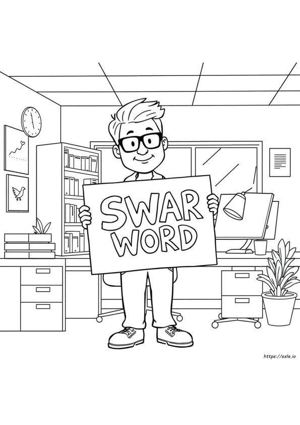 Adult Swear Word Coloring Book Pages