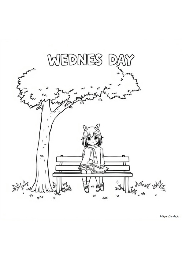 Anime Wednesday Ausmalbilder