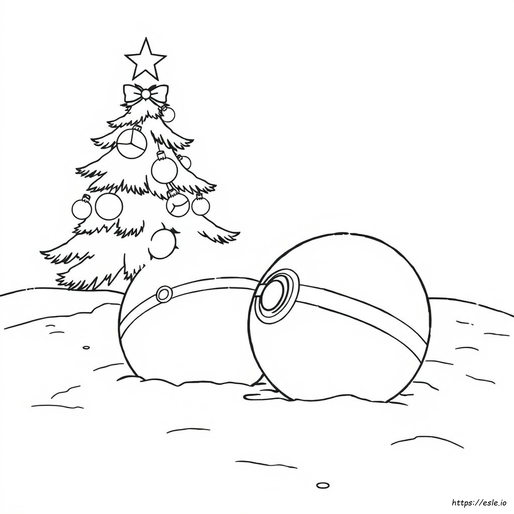 Pokemon Christmas Coloring Pictures