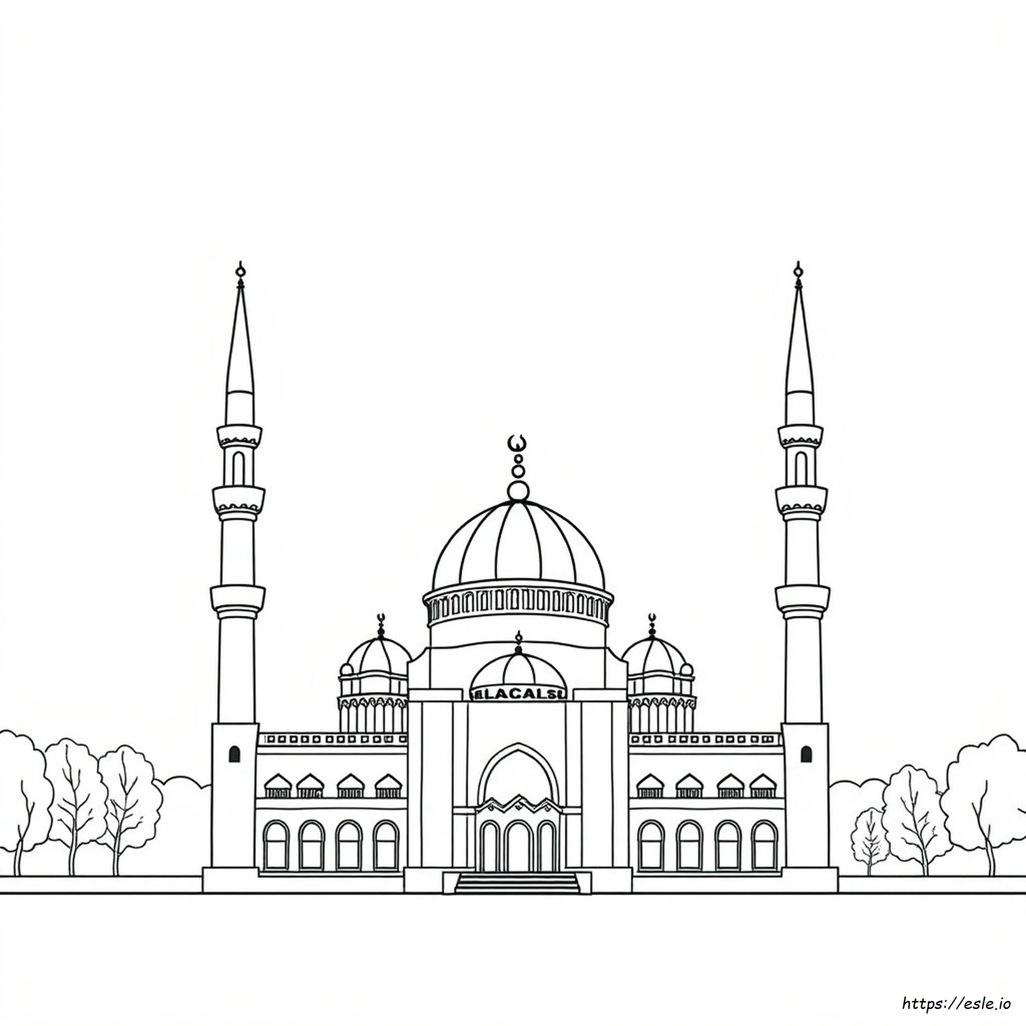 Moschee Ausmalbilder Zum Ausdrucken