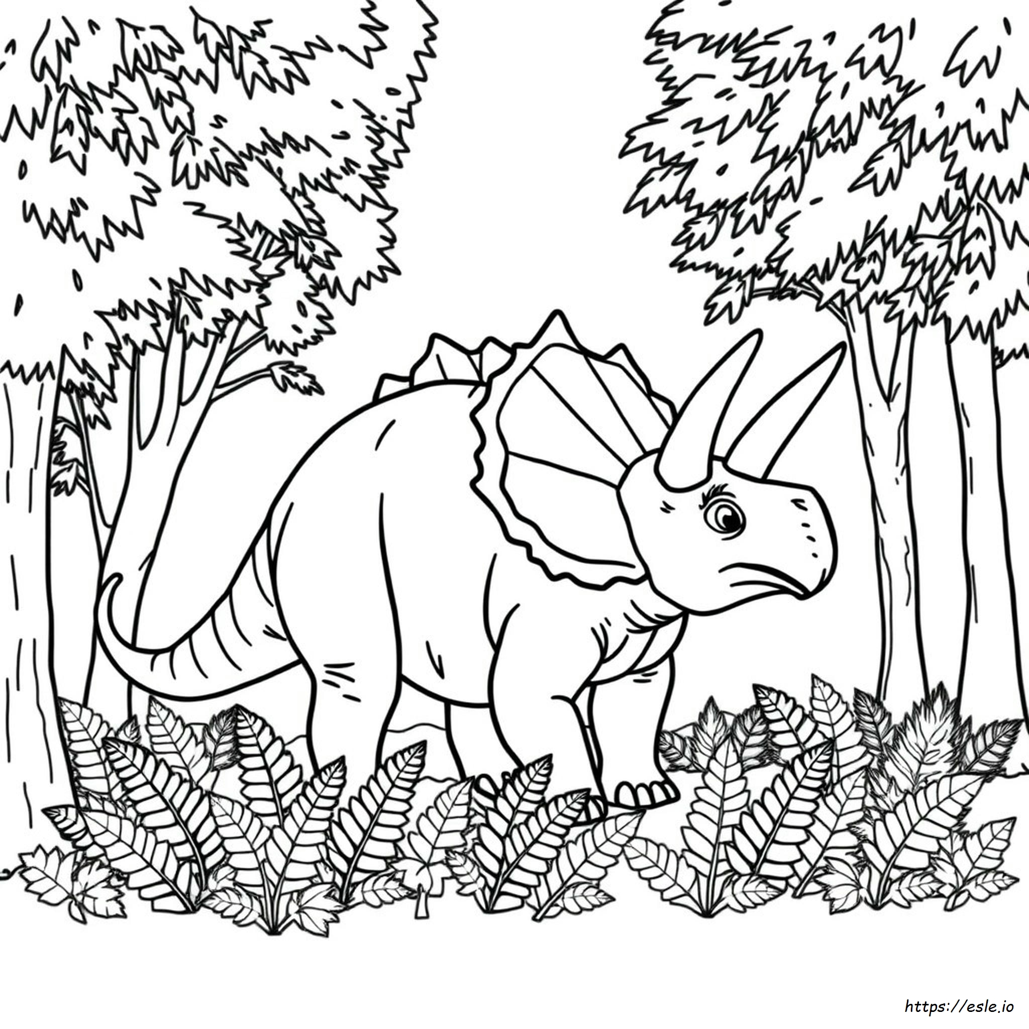Triceratops Kolorowanki Do Druku