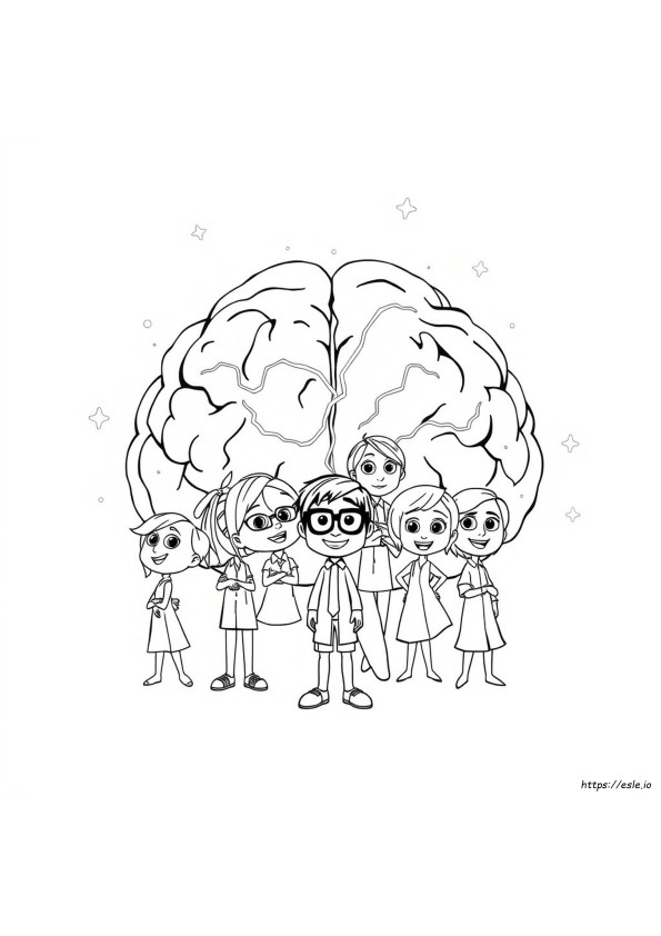 Inside Out 2 Coloring Book