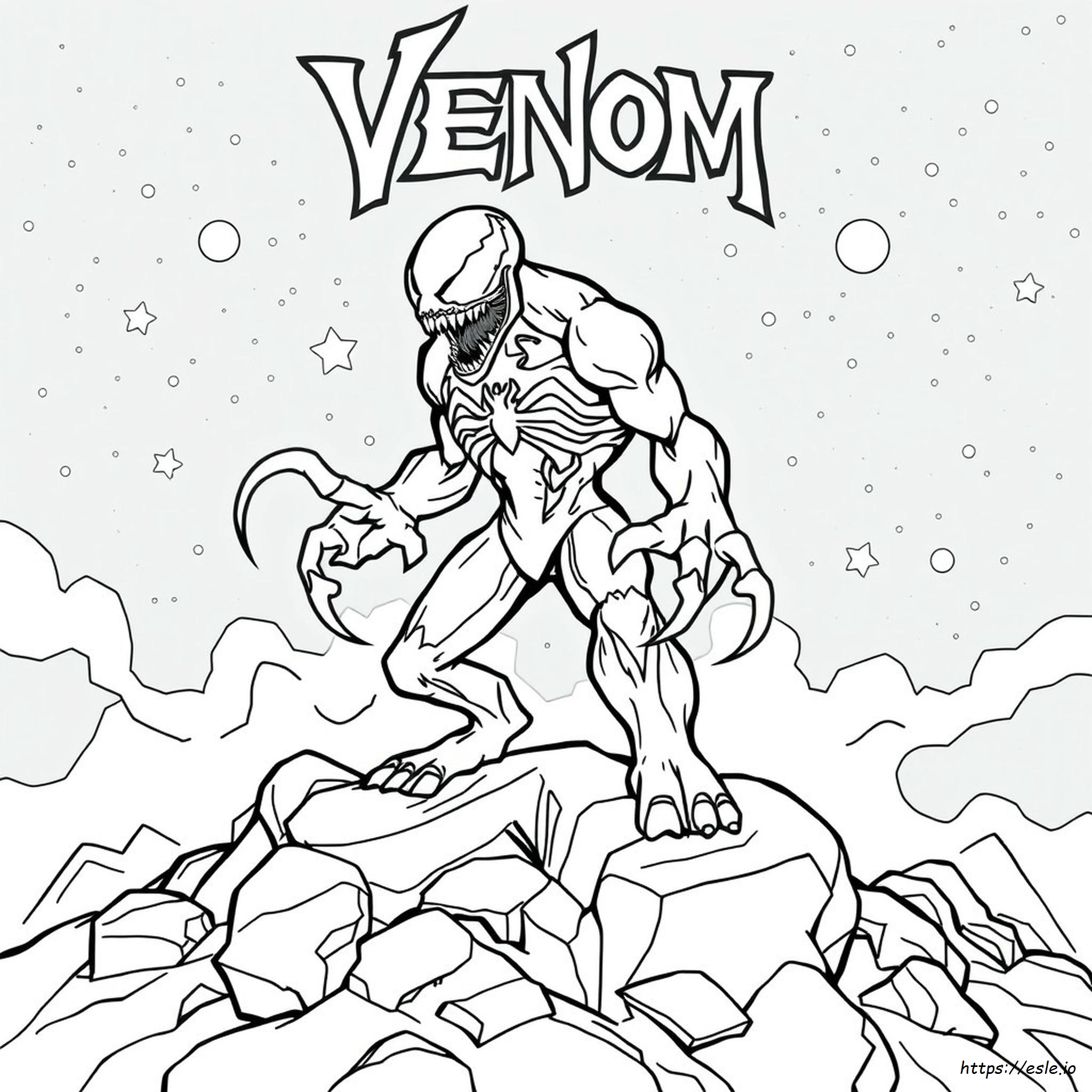 Venom Ausmalbilder Zum Ausdrucken Detailliert