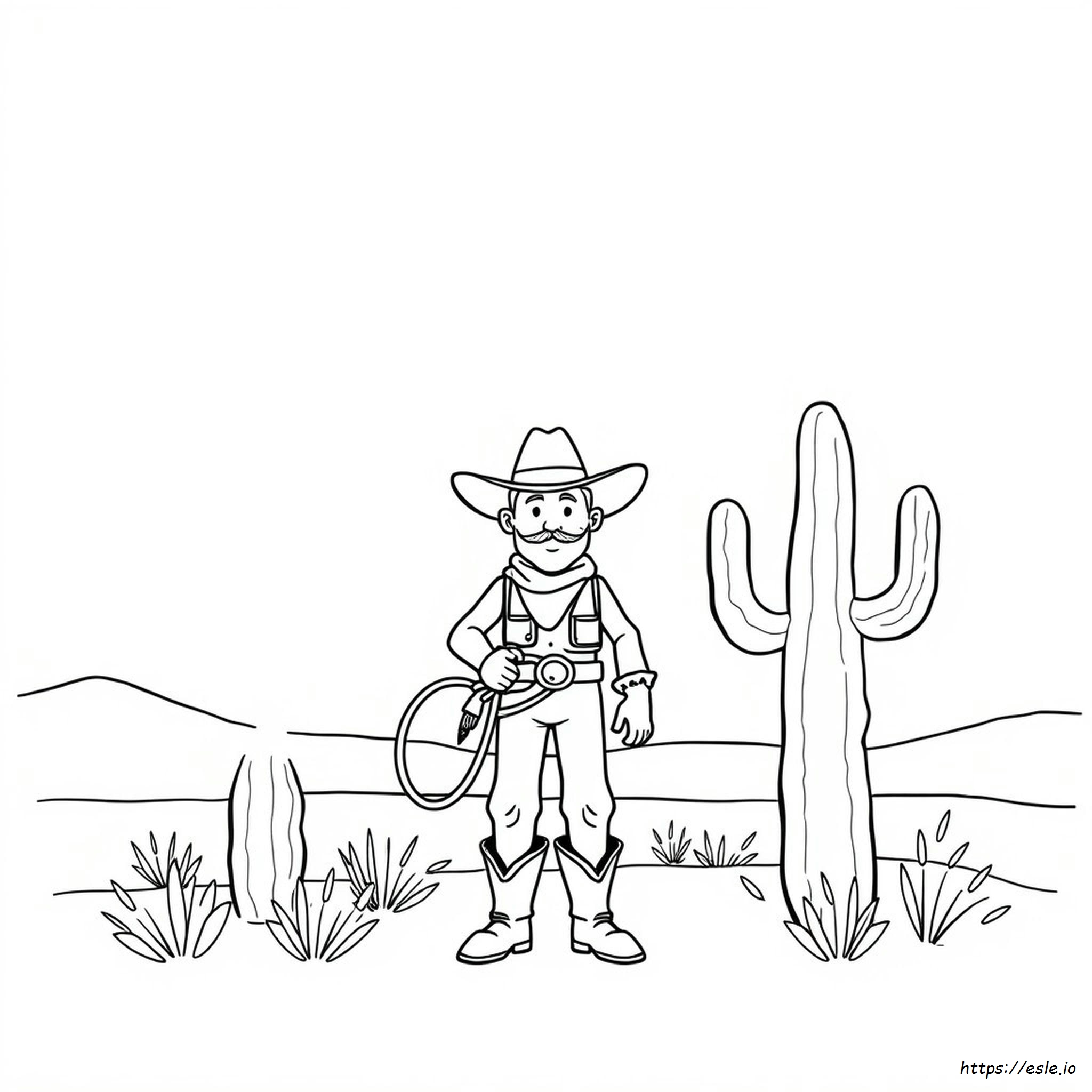 Kostenlose Cowboy Ausmalbilder Zum Ausdrucken