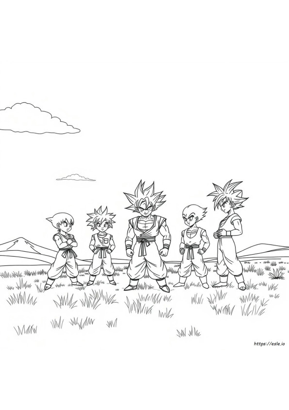 Dragon Ball Z Disegni Da Colorare Pdf