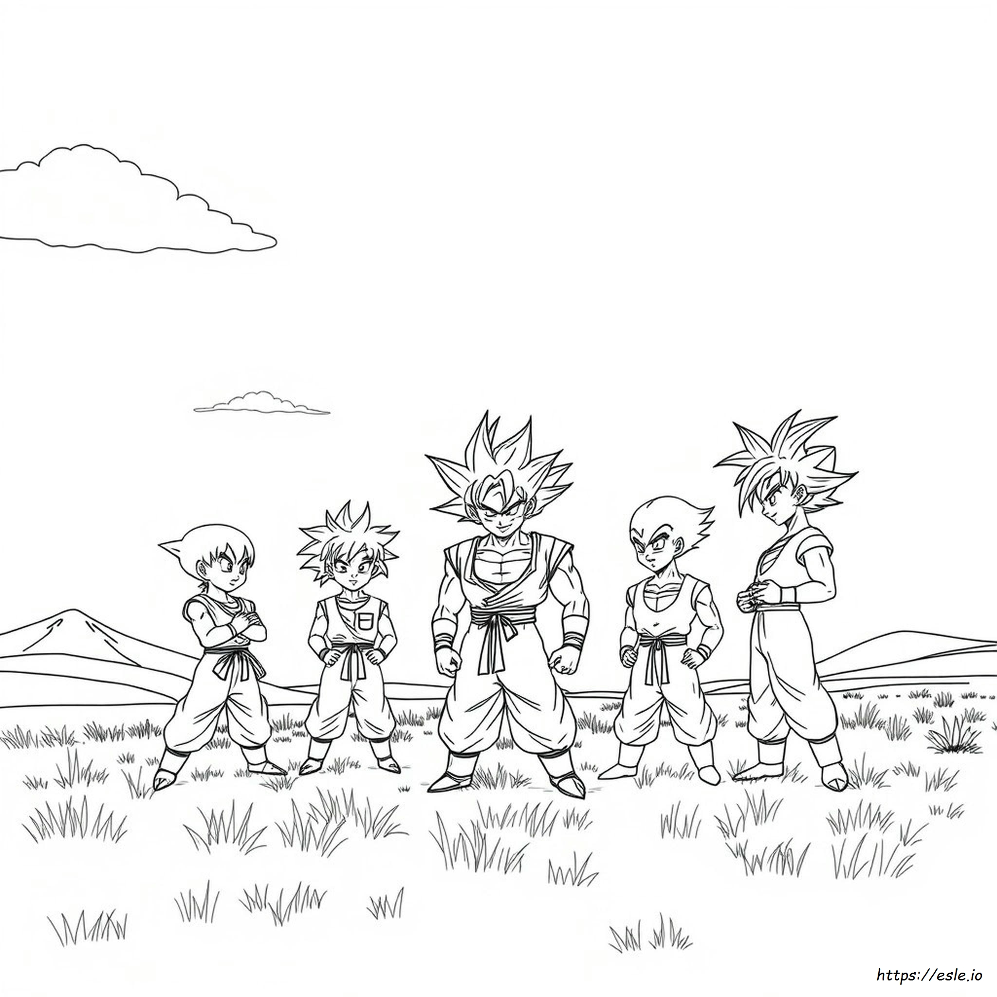 Dragon Ball Z Desenhos Para Colorir Em Pdf
