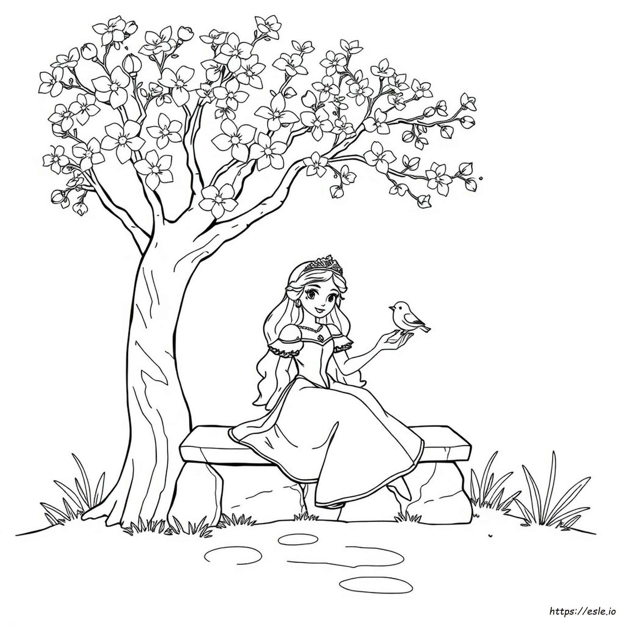 Dibujo De Princesa Para Colorear