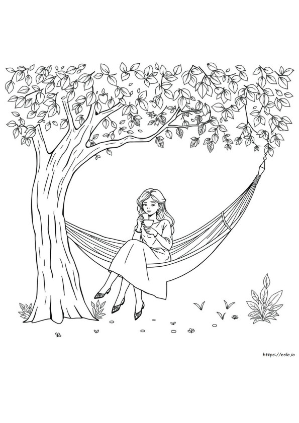 Girly Adult Coloring Pages