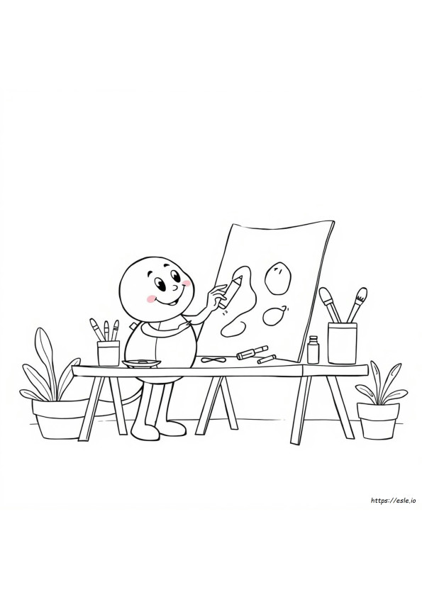 Pomni Doodle Pomni Coloring Pages