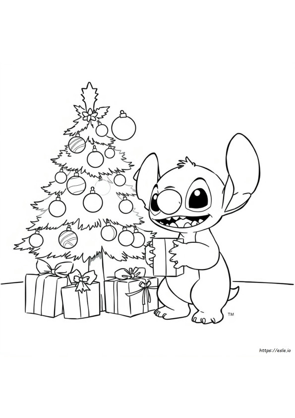 Christmas Stitch Coloring Pictures