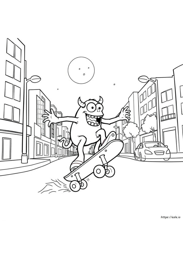 Monsterwheelies Coloring Pages