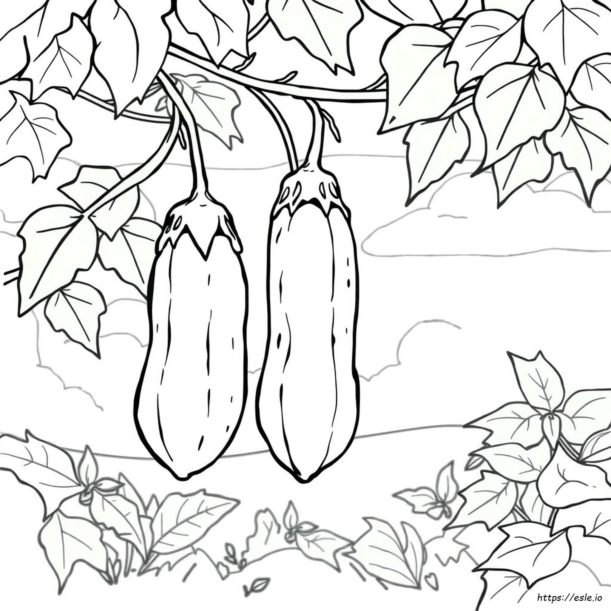 かぼちゃのぬりえ