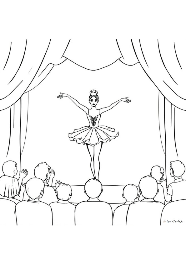 Ballerina Da Colorare