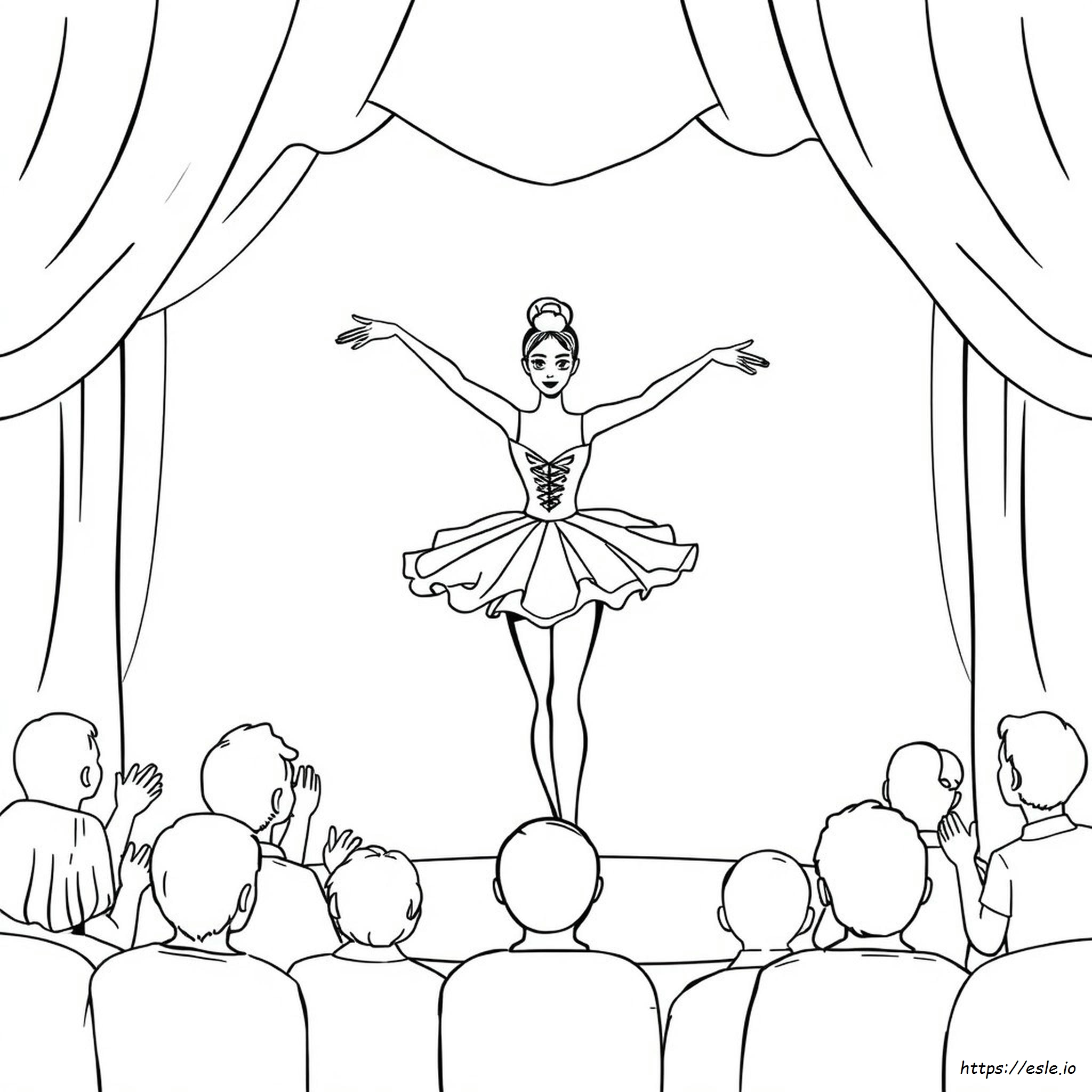 Ballerina Da Colorare