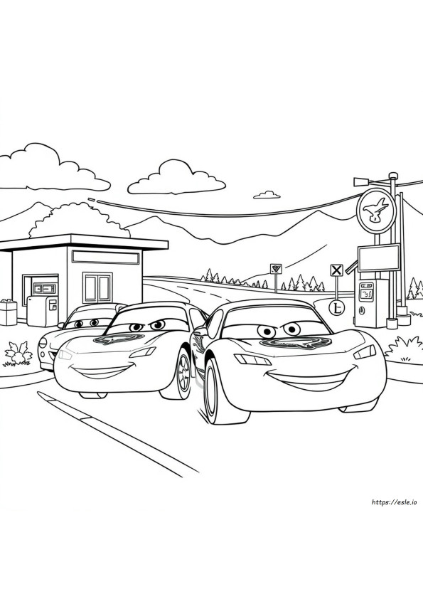 Coloring Pages For Cars The Movie