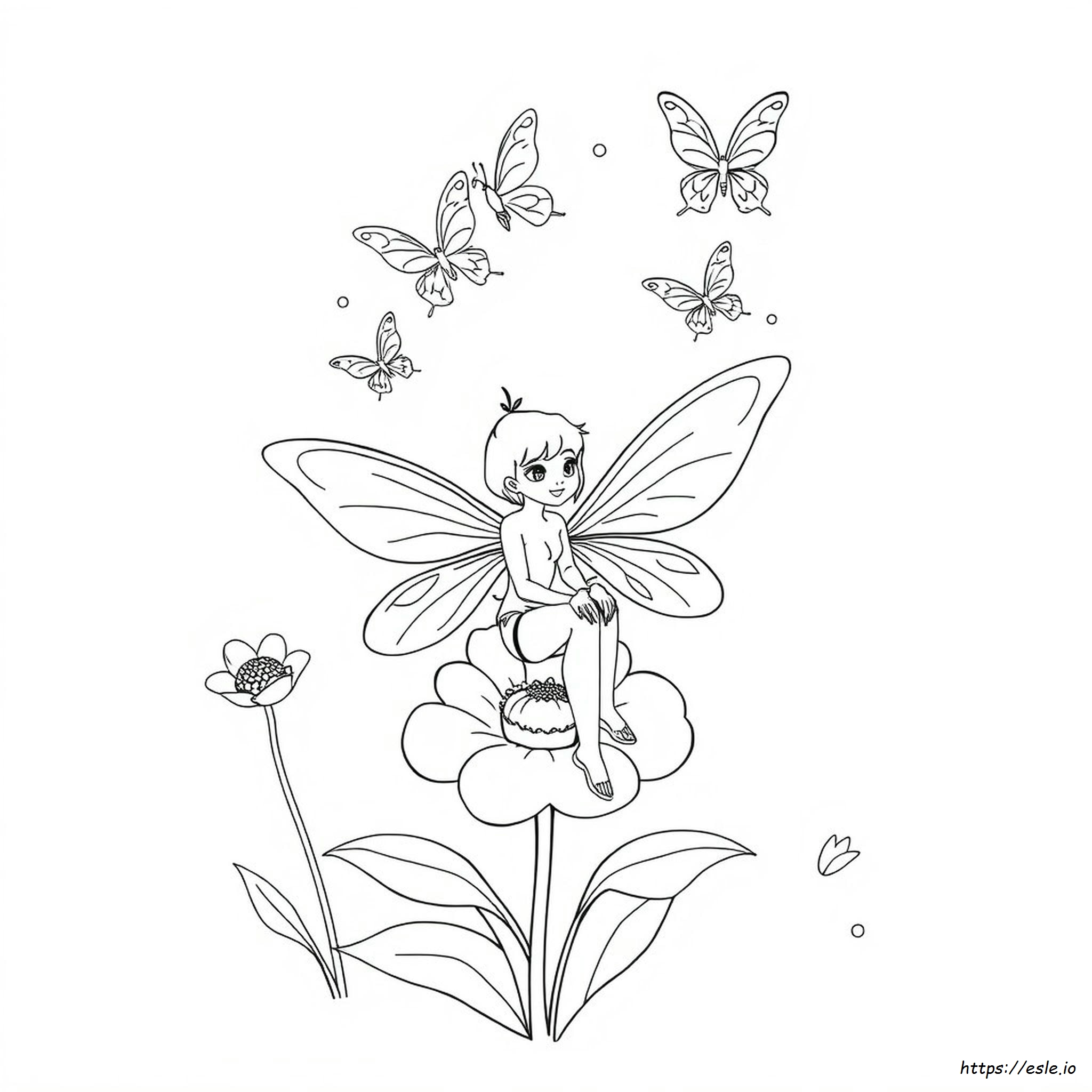 Fairy Coloring Pictures