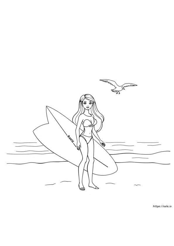 Free Barbie Coloring Pictures