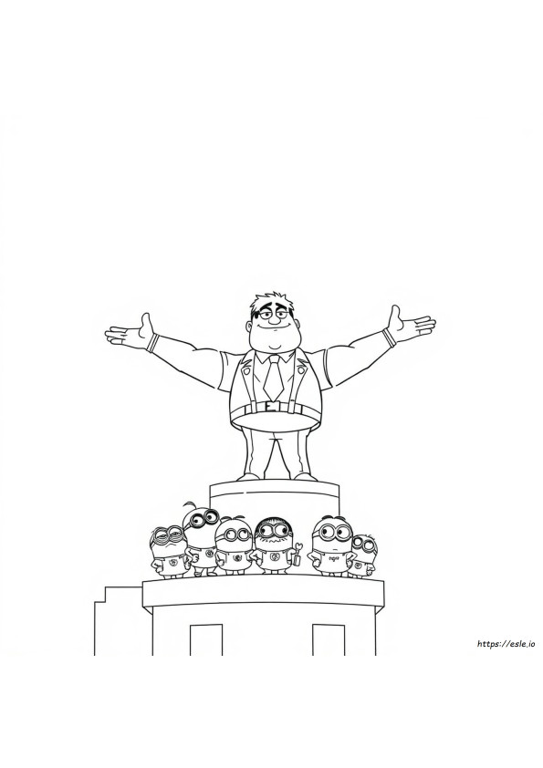 Dibujos Para Colorear De Minions: Nace Un Villano