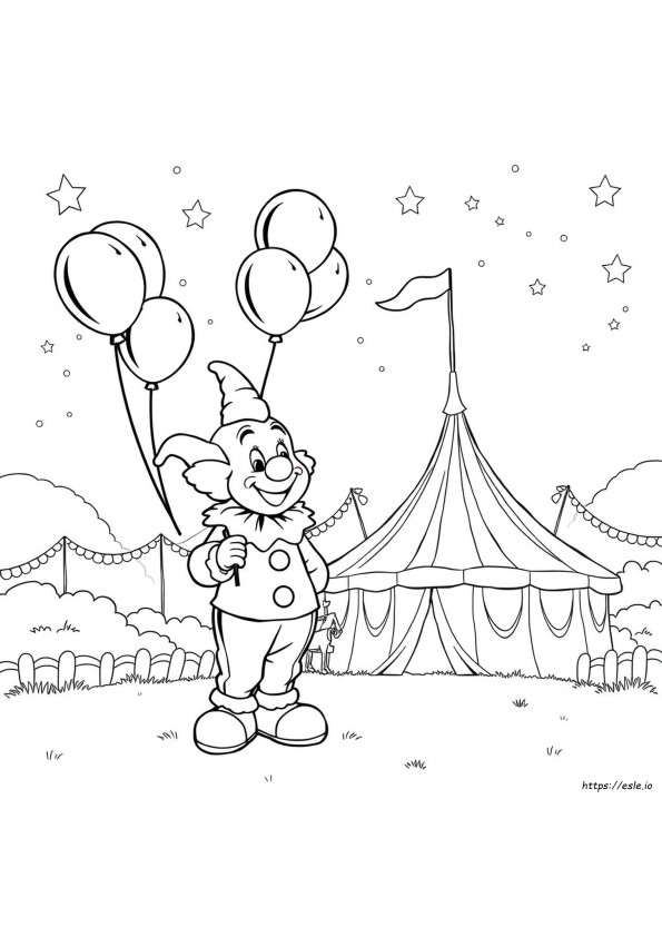 Precious Moments Clown Coloring Pages