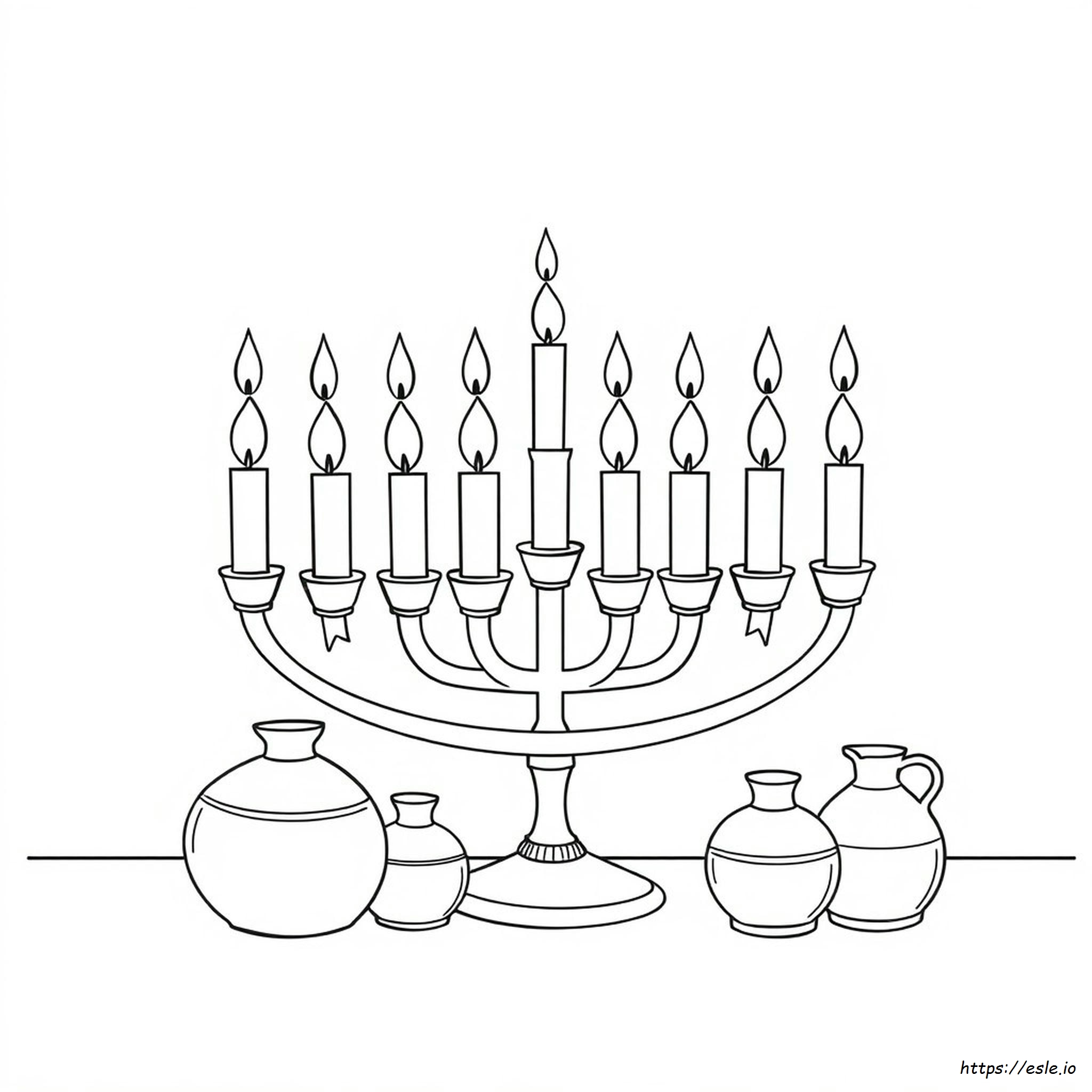 Channukah Coloring Pages