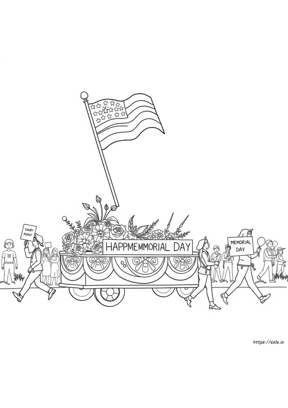 Selamat Hari Peringatan Mewarnai Gambar