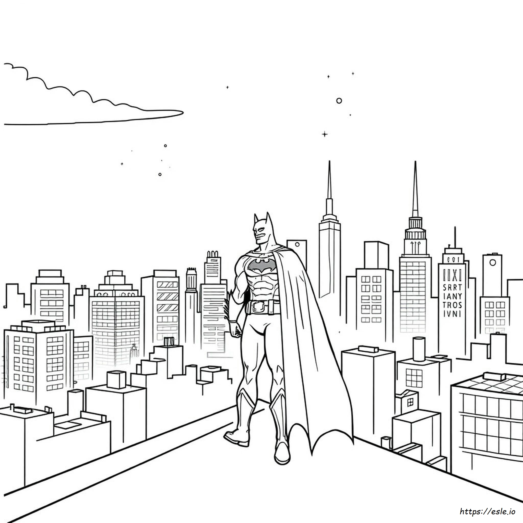 Batman Colouring In Pages