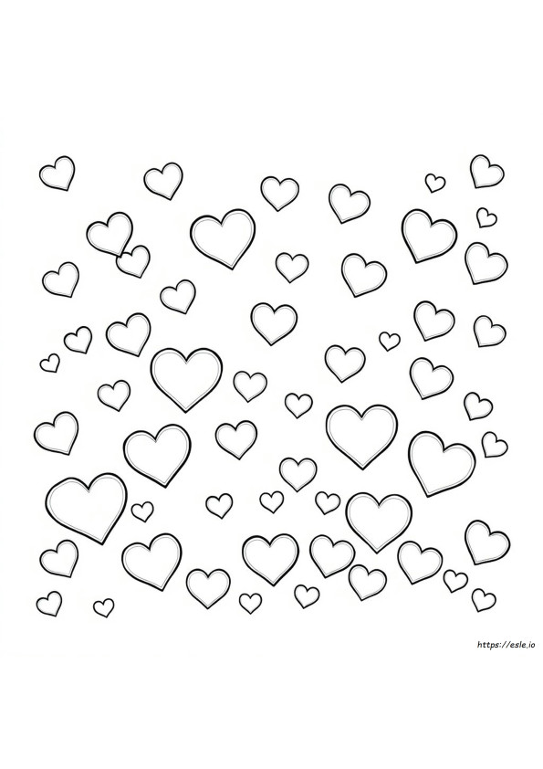 Emoji Heart Coloring Pages
