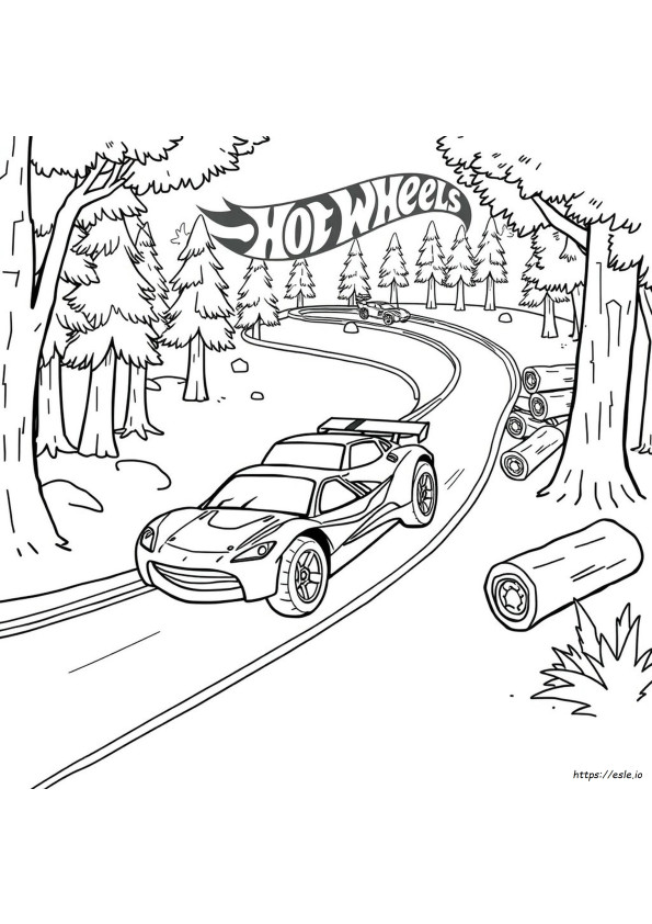 Hot Wheels Planșe De Colorat