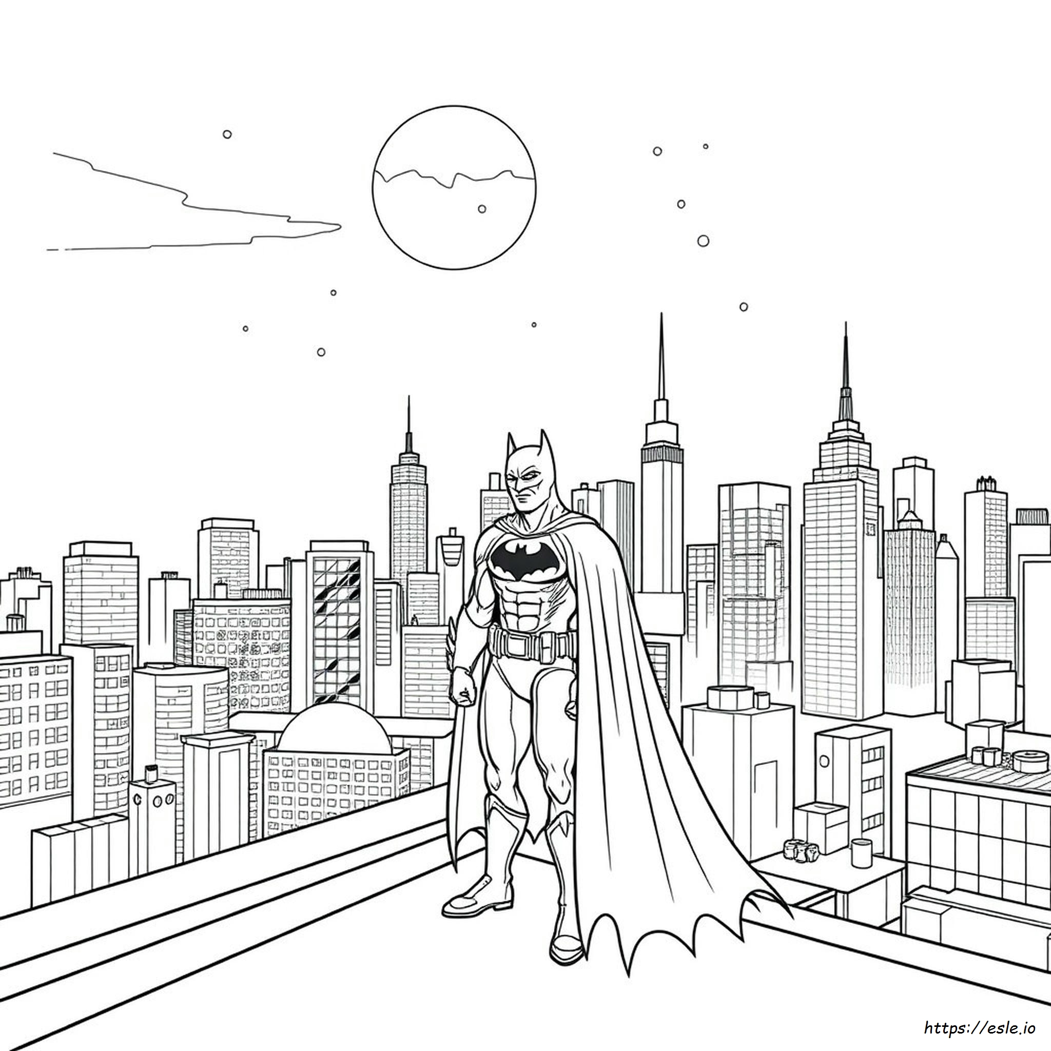 Coloriage Batman Réaliste