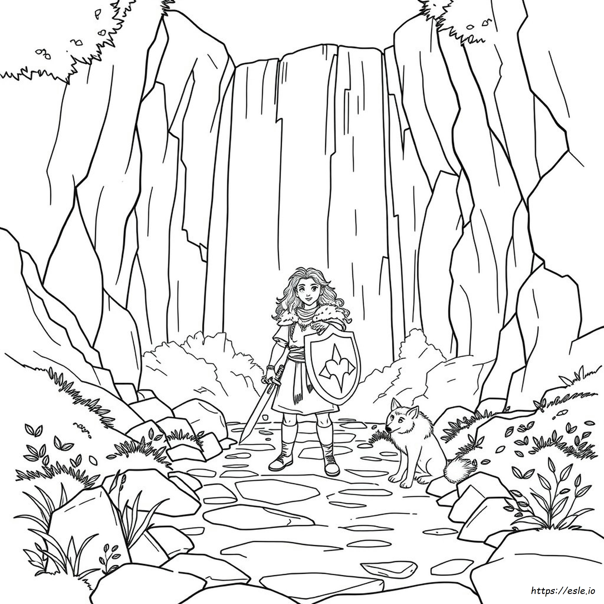 Brave Colouring Pages