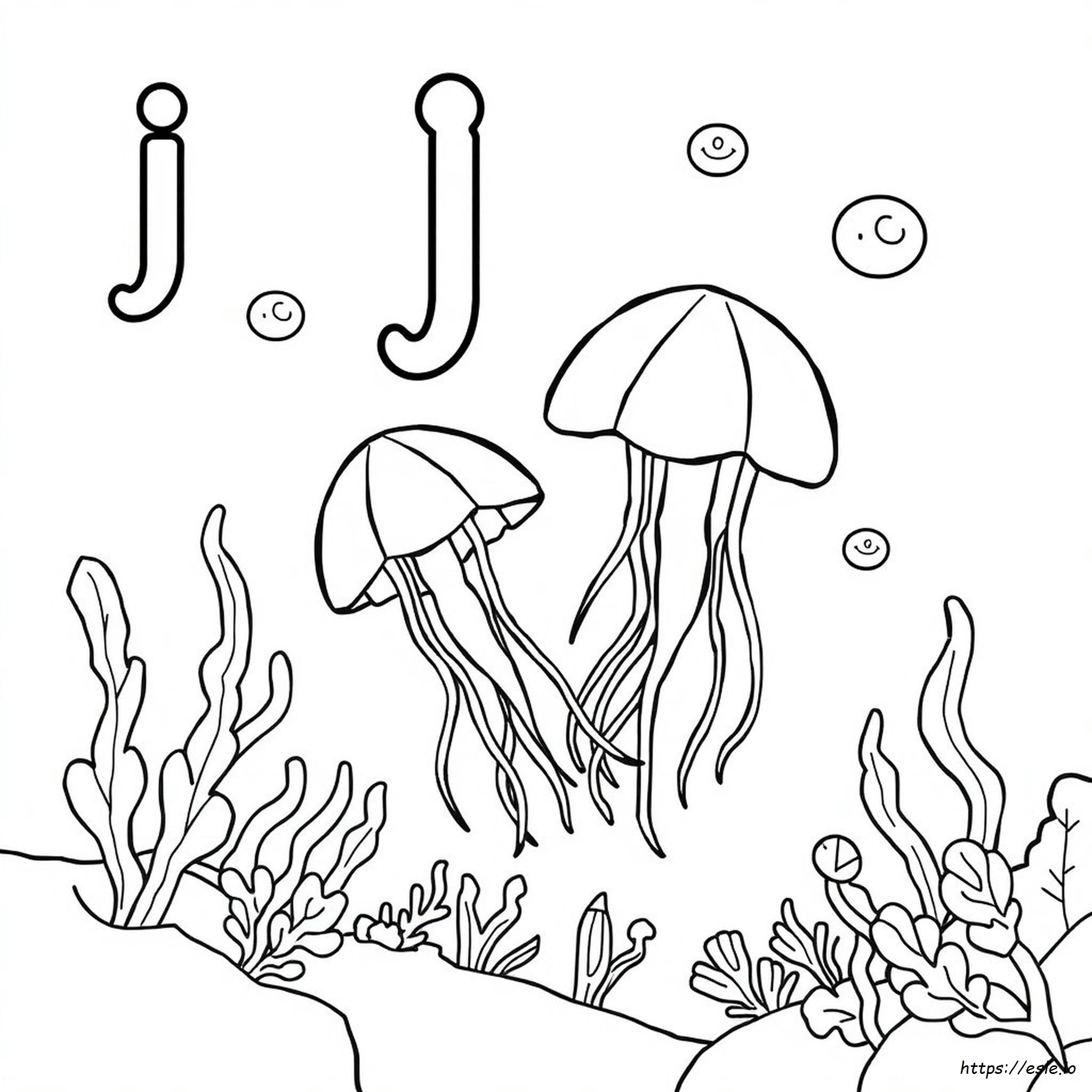 Coloring Pages With The Letter J