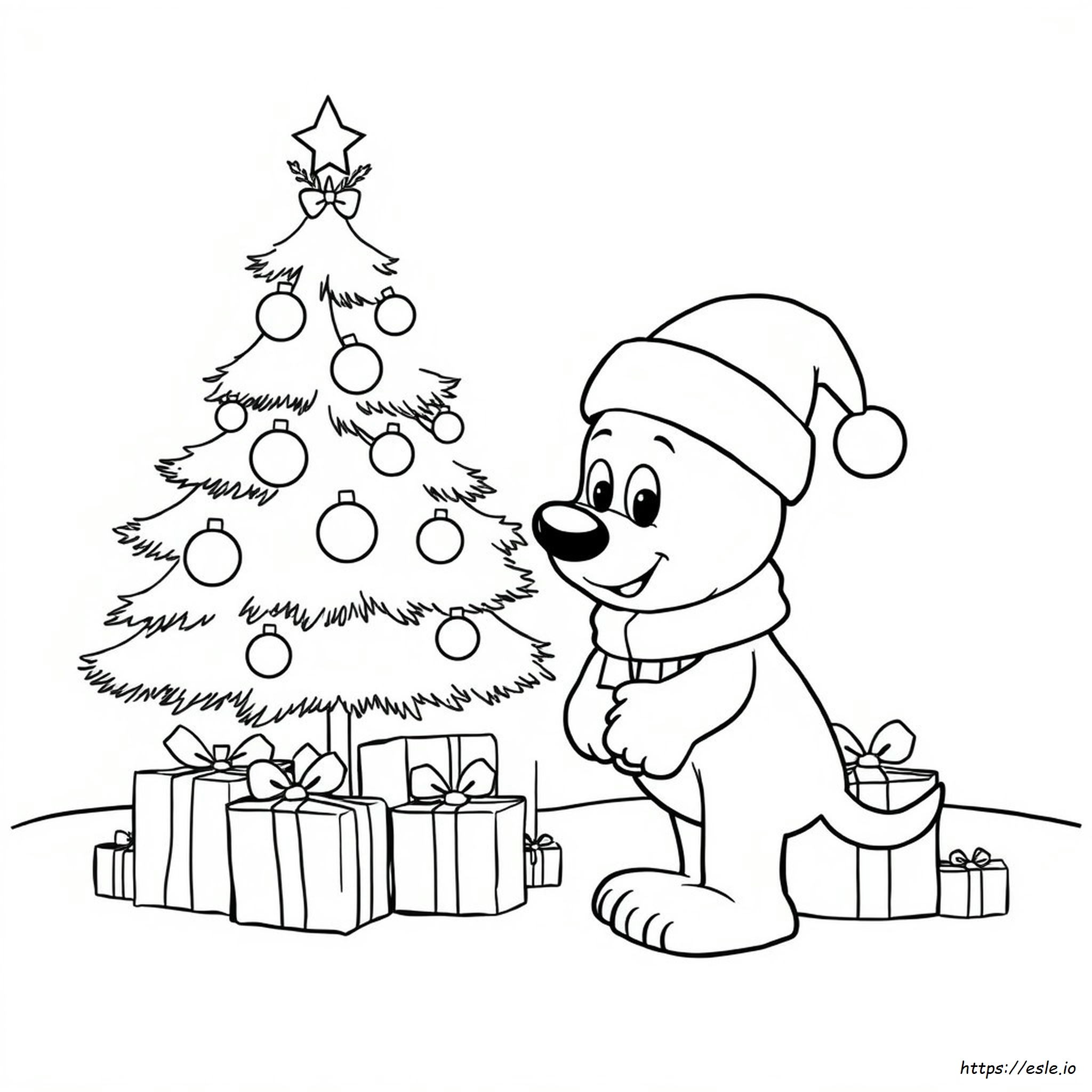 Bluey Christmas Coloring